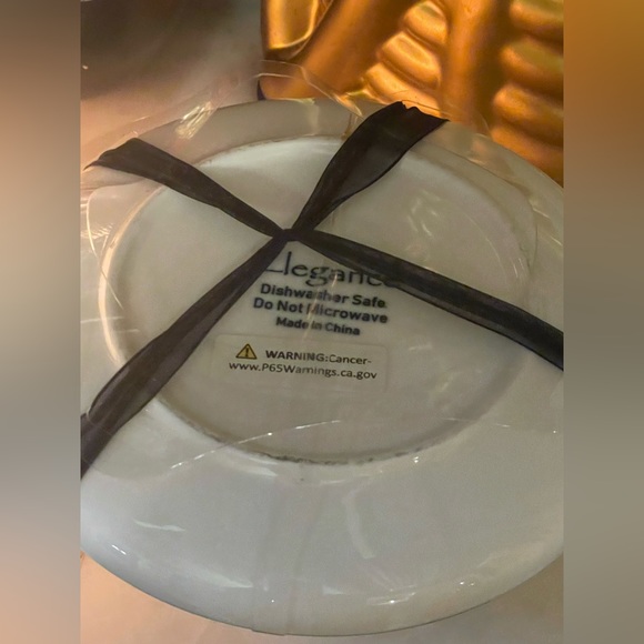 ELEGANCE Skeleton Hand Skull Flower Bouquet Cup And Saucer Set ❤️🖤💛💀💛❤️🖤 - Picture 5 of 7